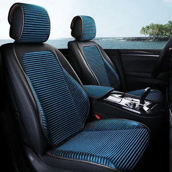 

Full Coverage flax fiber car seat cover auto seats covers for mercedes benz glk 350 x204 glc 300