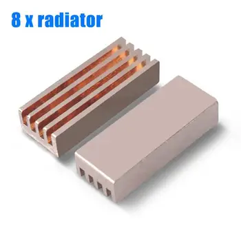 

8X Adhesive Sticker Copper Heatsink Laptop RAM Memory Chip Cooler Radiator