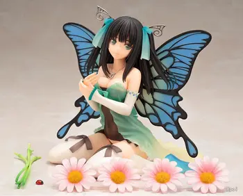

Anime 4-Leaves Tony Bishoujo Yotsunoha Heroine Daisy Sitting Ver Fairy of Hinagiku Butterfly 1/6 Scale PVC Action Figure Model