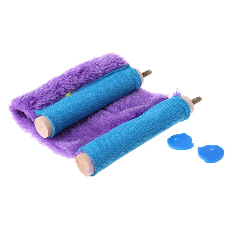 Bird Cage Accessories Bird Hammock Artificial Bird Nest Warm Bird Parrot Nest Hammock Birds Cockatiel Hamster Chinchilla Cage Sleeping Bed Small Pet Birds Supplies