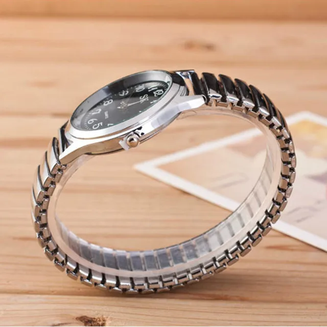 Couples Flexible Stretch Band Quartz Watches