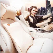 1 комплект 2 шт. опоры сидений автомобиля задний Поясничный Подушка и подголовник подушка для шеи Подушка с эффектом памяти драйвер для нижней части спины Ортопедическая подушка