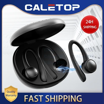 

TWS 5.0 Bluetooth Earbuds For iphone For Xiaomi Wireless Headphones with Mic Sports Ear Hook Running Noise Cancelling Headsets