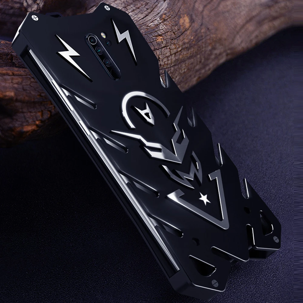 

Redmi Note 8 Luxury Aluminum Metal Body Cover Phone Fundas for Xiaomi Redmi Note 8 Pro Case Coque Back Cover Shockproof Shell