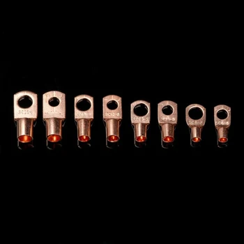 

120Pcs Copper Tube Terminals Battery Welding Cable Lug Ring Crimp Connector Set