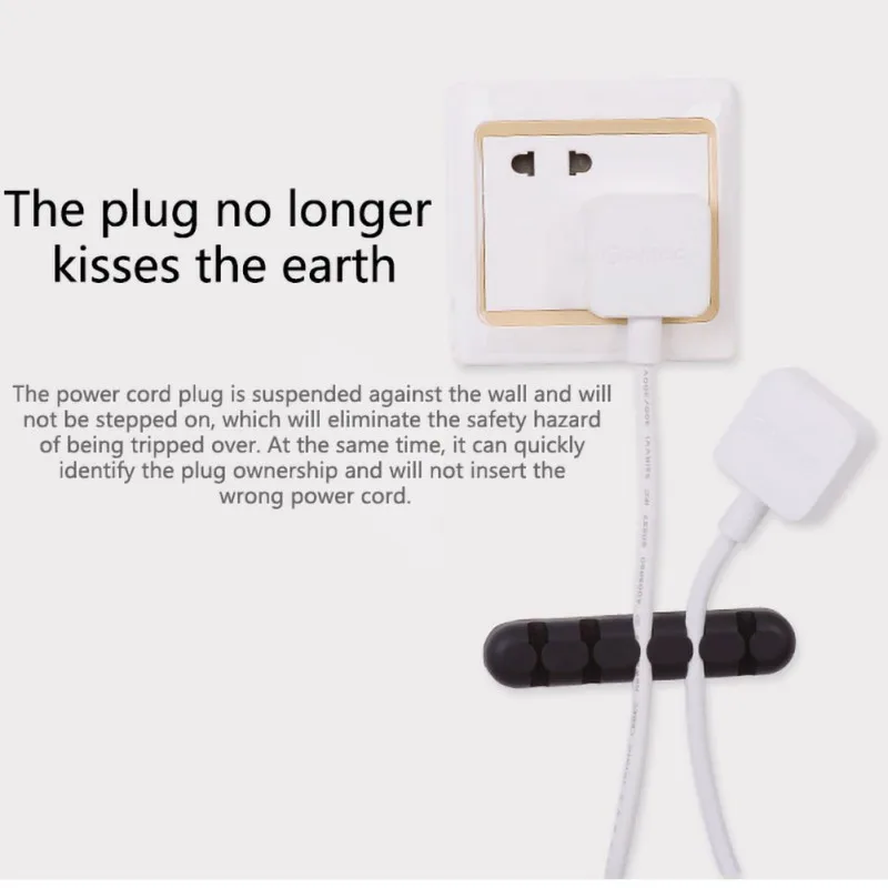 Держатель для usb-кабеля силиконовые Кабельные прихваты гибкий кабель намотки управление зажимы держатель для мыши клавиатуры наушники гарнитура