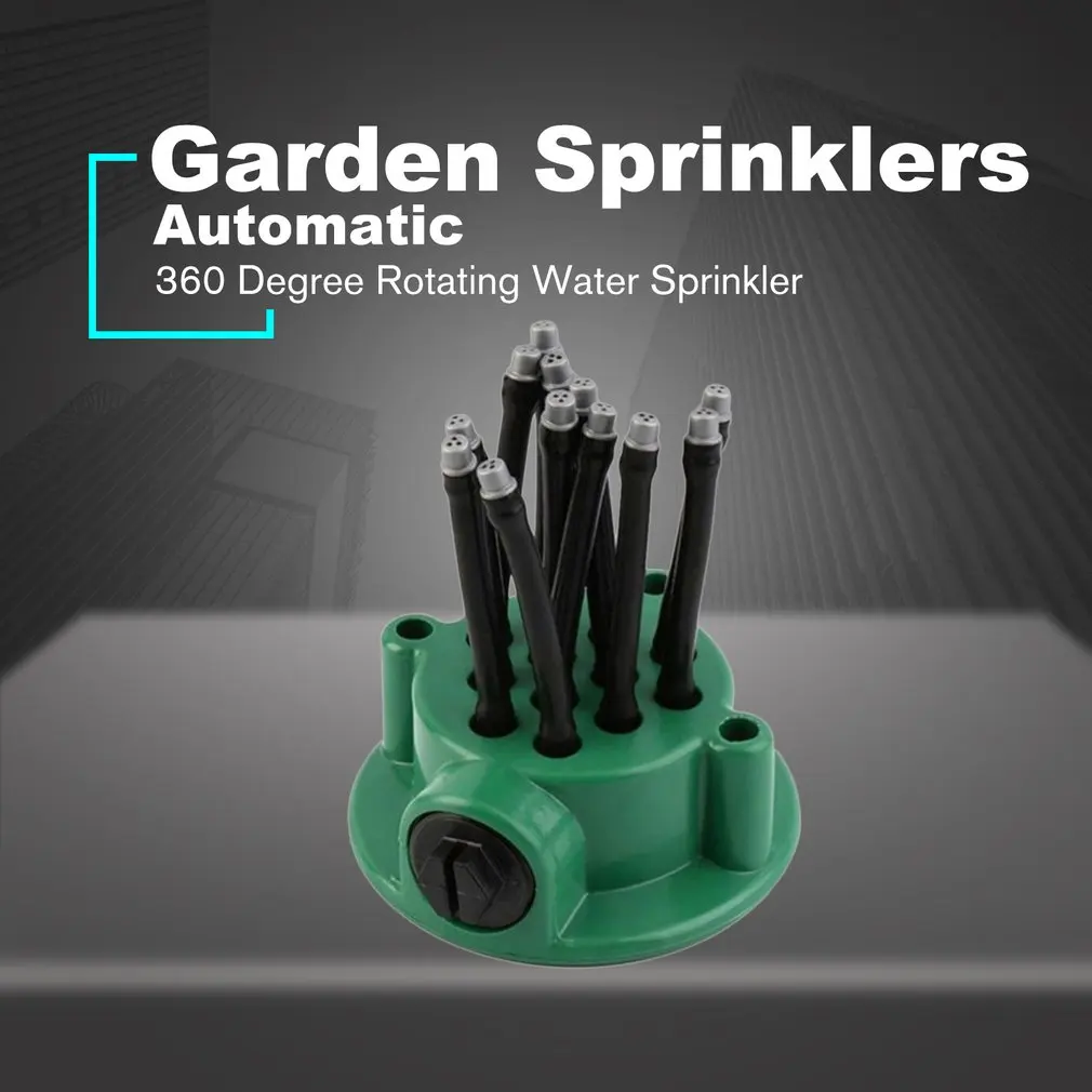 360 Degree Circle Rotating Automatic Garden Sprinklers Watering Grass Lawn Water Sprayer Sprinkler Watering Dripper Sprinkler