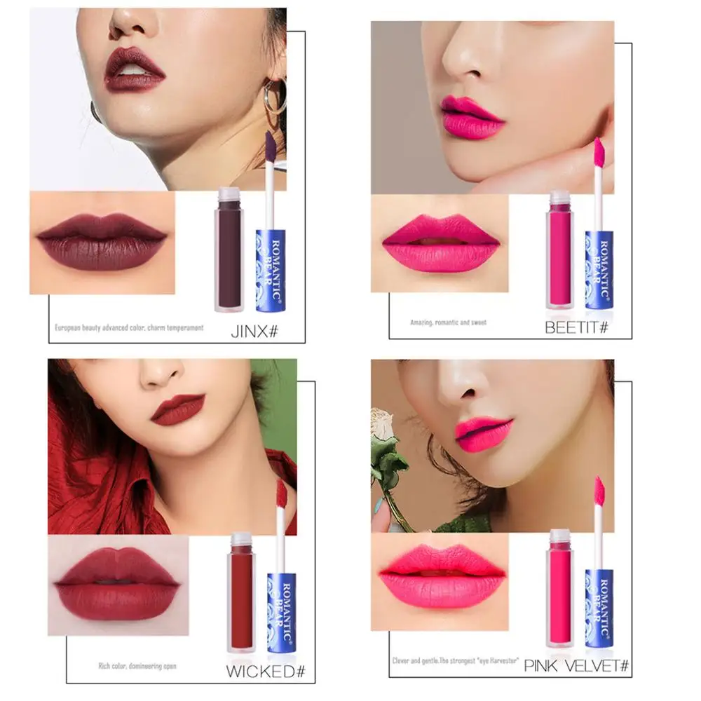 Водостойкая матовая губная помада Labiales Rouge A Levre Maquiagem с высоким пигментом|brand makeup