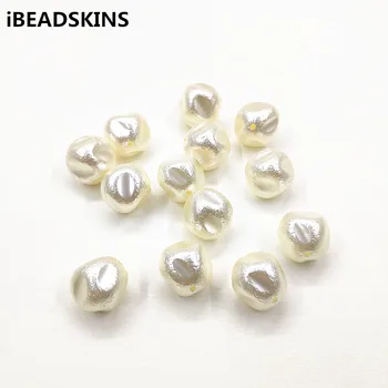 

New arrival! 16mm 250pcs Imitation pearls Wrinkle effect irregular shape beads for Necklace,Earrings parts,hand Made Jewelry DIY