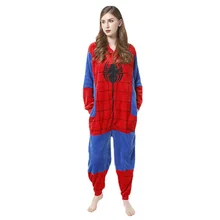 Spider Women's Pajamas Onesie Stitch Sleepwear Pajamas Flannel Mother Kids Family Clothing Set Baby Pijama Winter 2021 Animal