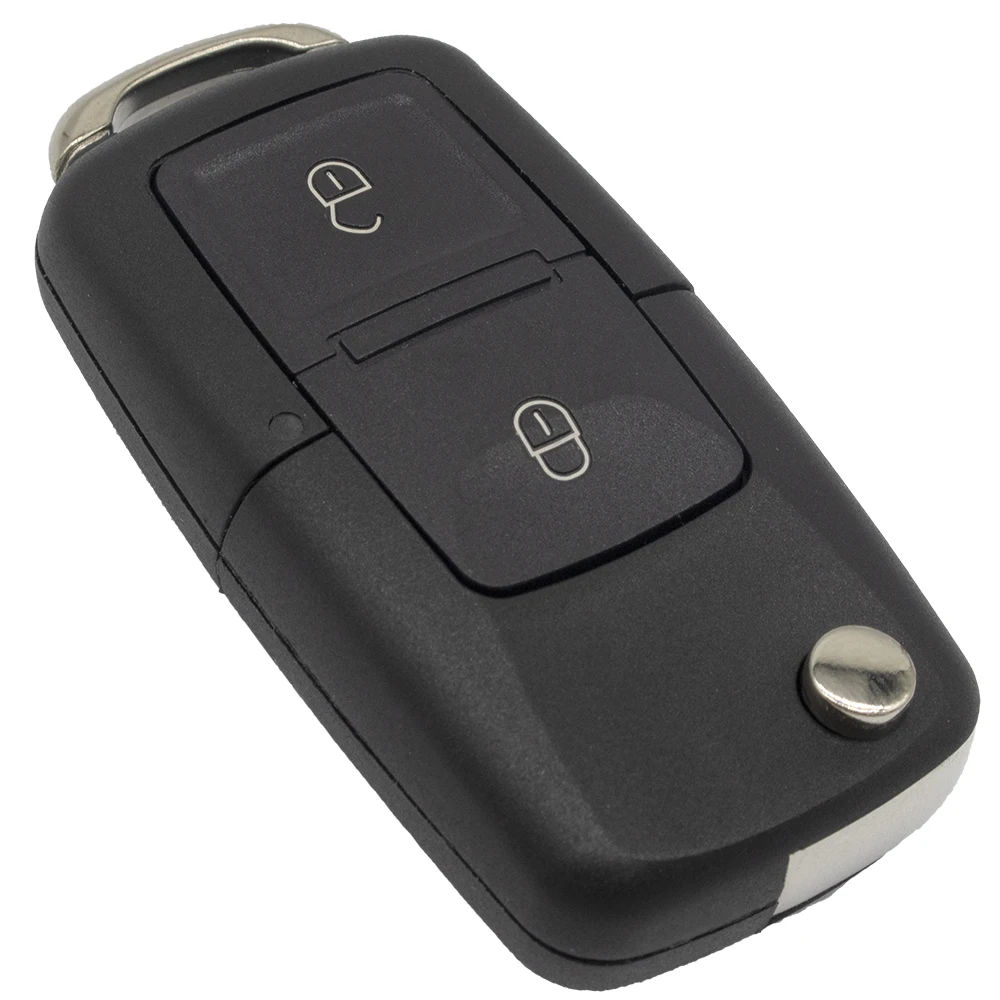 WhatsKey 1J0959753CT 1J0959753AG Remote Key suit For VW/Volkswagen Beetle Bora Polo Passat B5 Golf 433Mhz with ID48 Chip