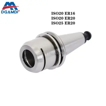 

DGAMDJ precision 0.001 high speed toolholder ISO20 ER20 ER16/ISO25 ER20 Collet Chuck Balance G2.5/ 30,000RPM ISO Spindle holder