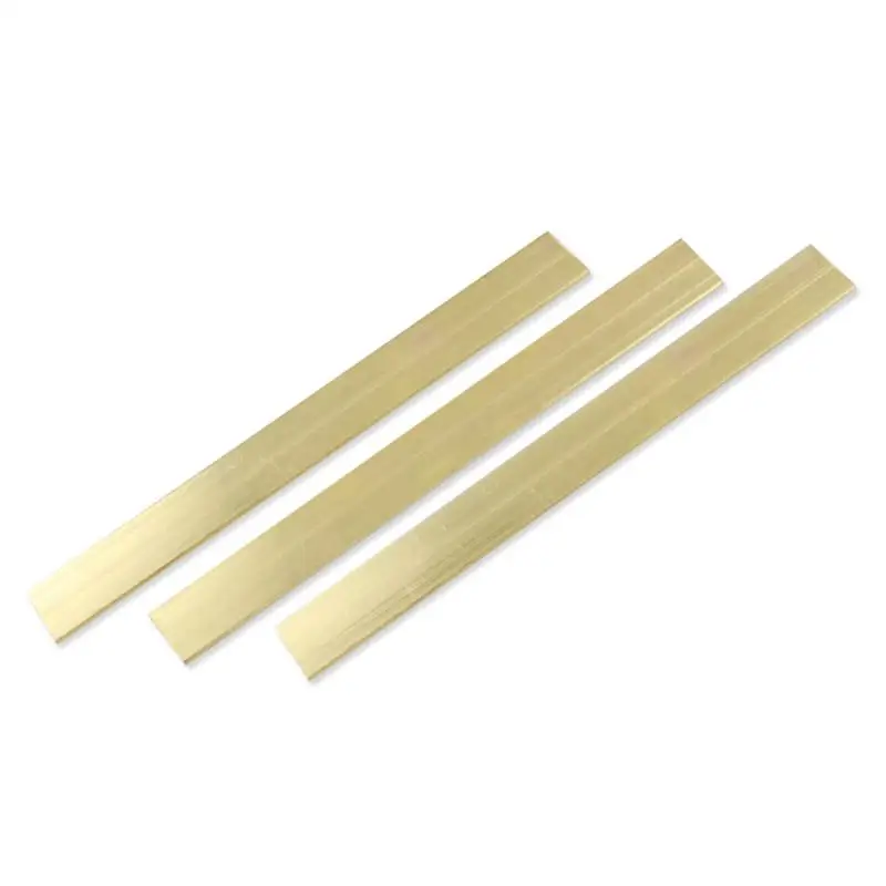 1pcs Length 250mm for DIY Tools Brass Flat Bar Plate Strip  Metal Bras Solid Rod