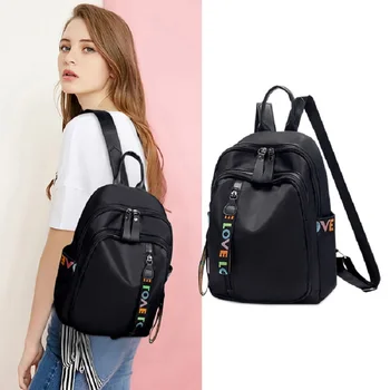 

2020 New Oxford double shoulder bag women's version versatile one shoulder dual purpose small backpack canvas travel bag