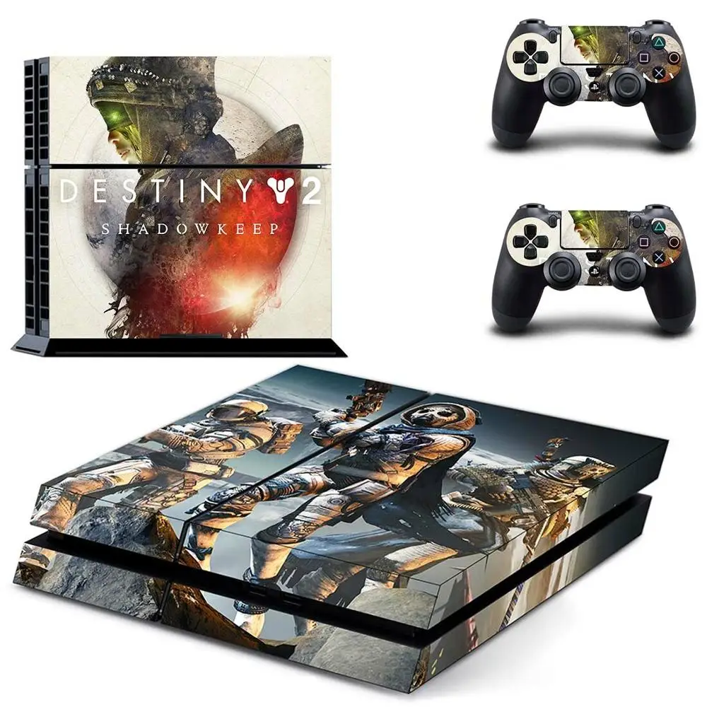 GYTM2809 Наклейка для PS4 Destiny 2 Shadowkeep s PS 4 Виниловая наклейка для кожи Play station 4 Pegatinas для консоли playstation 4 и 2 контроллера - Цвет: GYTM2809