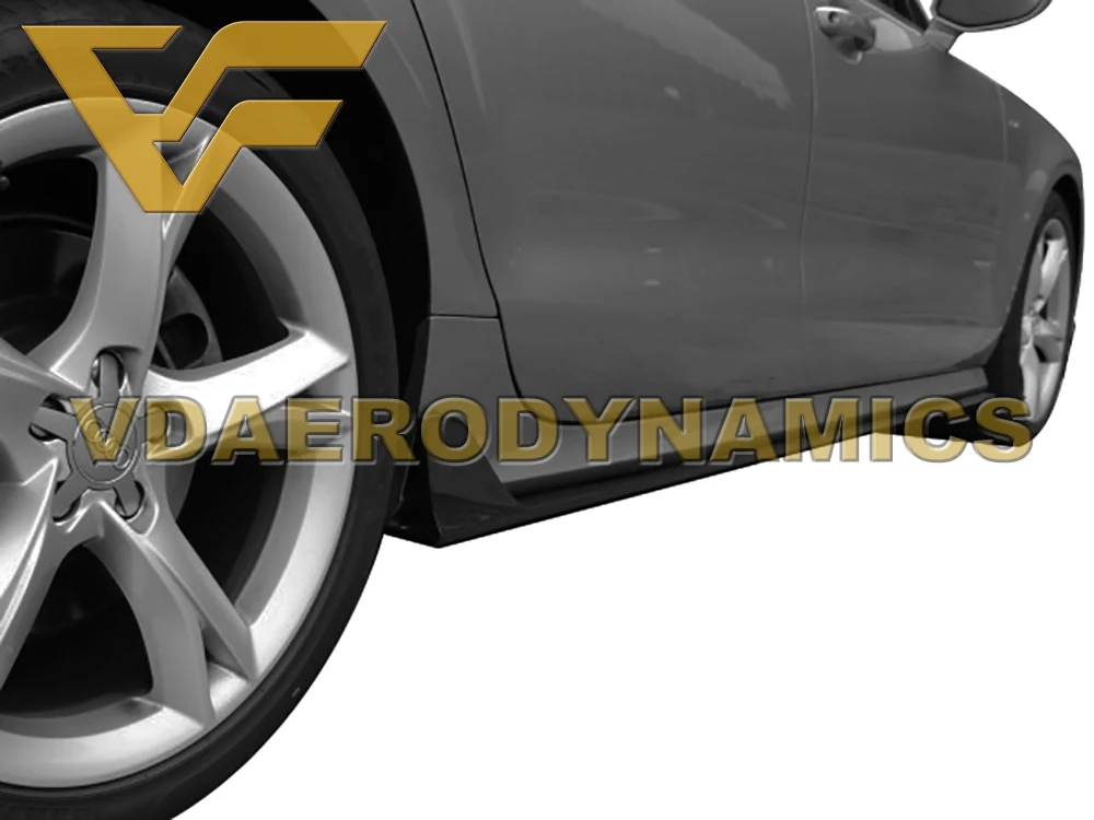Подходит для 11-14 A7 15-18 19-20 Audi A7 S7 Sline VAD-K из углеродного волокна передний задний диффузор для губ Бампер Комплект-8 видов стилей на выбор - Цвет: 19-20 S7 Side