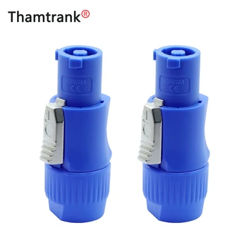 

1PC Male Plug PowerCON Connector, NAC3FCA+NAC3FCB Powercon Speaker Connector, 3pin 250V/20A, CE/Rohs Available, Blue&Light Grey