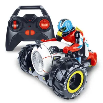 

RC Car Dirt Bike Rock Crawler 2.4G Amphibious Remote Control Motorcycle Stunt Racing Vehicle Model Light Electric Hobby Toys