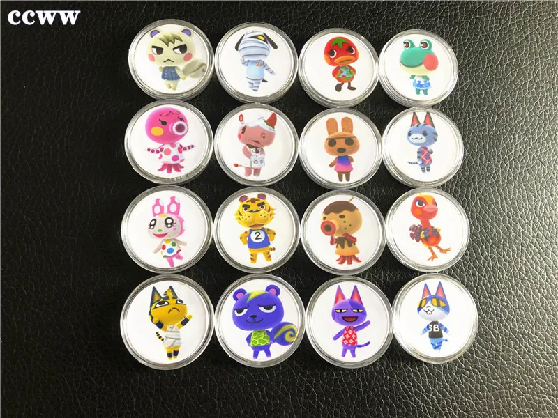 30Pcs-Popular-Animal-Crossing-Amiibo-Coin-Circular-Ketchup-Coco-Marshal-Game-Card-For-NS-Switch-Game (2)