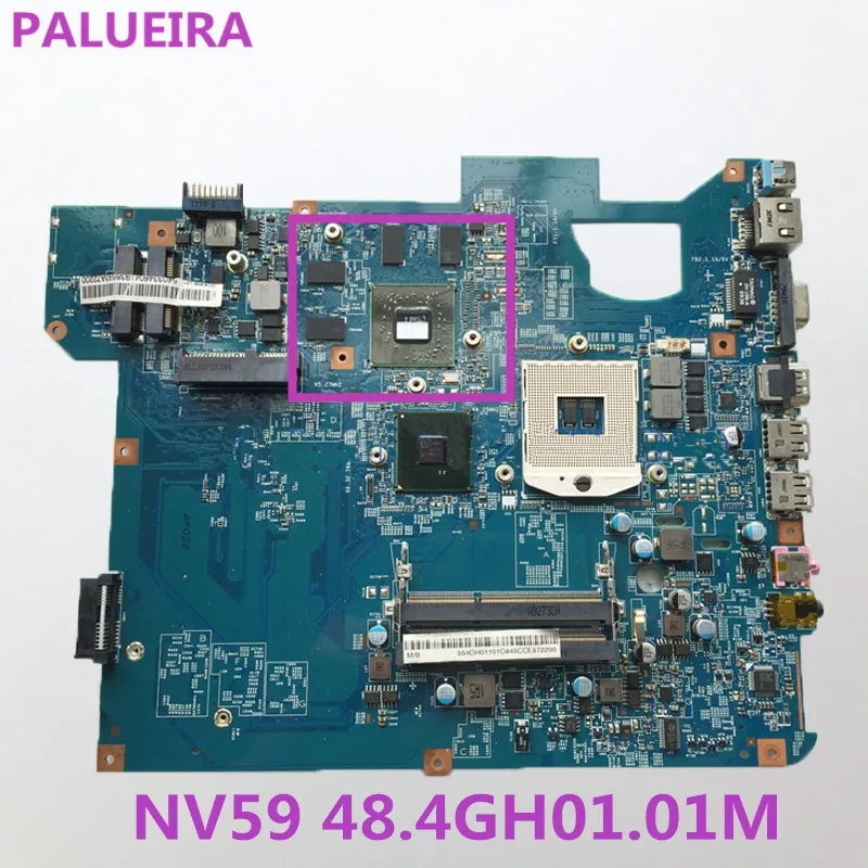 PALUBEIRA для ноутбука acer Gateway TJ75 NV59 материнская плата 48.4GH01.01M MBBH601001 HM55 с видеокартой чип материнская плата с графией