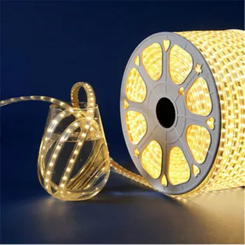 

SMD 5050 Flexible LED Strip light AC220V 60leds/m Waterproof IP67 Led Tape LED Light With EU Power Plug 1M/3M/5M/8M/10M/15M/20M