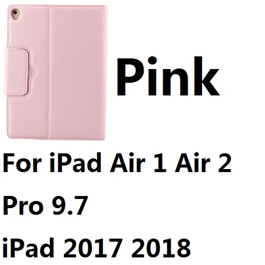 Магнитный съемный кожаный чехол-подставка с клавиатурой Bluetooth для iPad Mini 12345 iPad 9,7 Pro 10,5 11 Air 10,5 iPad 10,2 - Цвет: for ipad 9.7 pink