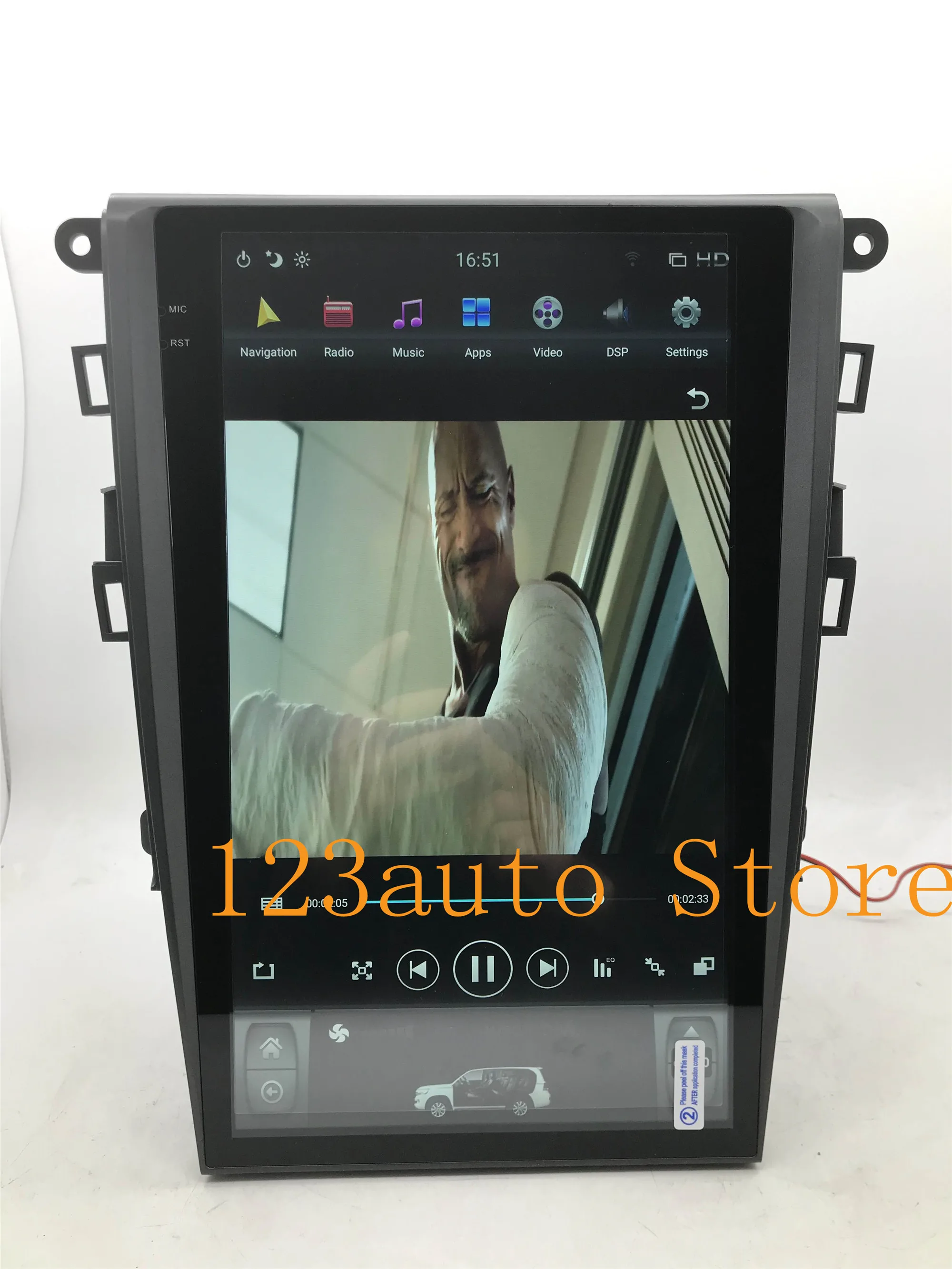 13 6 ''вертикальный экран Tesla Style Android 9 0 автомобильный DVD GPS PX6 NAVI для Ford Mondeo Fusion MK5