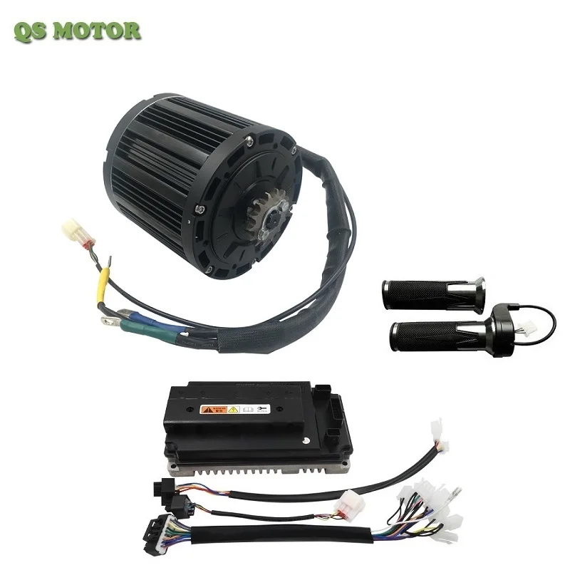 QSMOTOR 3000 Вт Средний приводной двигатель BLDC с 428 звездочками и контроллером