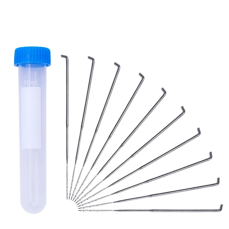 10pcs 8.6cm MIUSIE 10 шт. 3 размера шерсть для валяния чугунные иглы войлочный набор инструментов стартер иглы для начинающих DIY рукоделие потыкающие иглы для валяния - Color: 10pcs 8.6cm