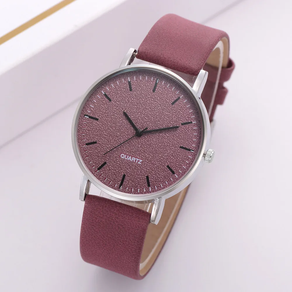 Женские кожаные Наручные часы Reloj Mujer Bayan Kol Saati Montre Feminino QG 2019|Женские часы| |