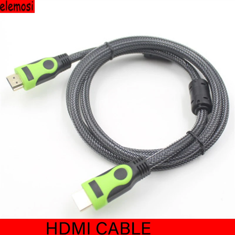 

HDMI Cable Gray Network TV High-definition 3D Data Cable Computer Projector Cable Double-loop Gold-plated Wire
