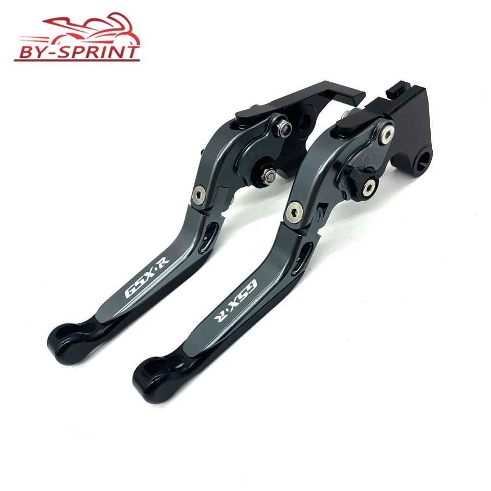 Черный Аксессуары для мотоциклов для SUZUKI GSXR GSX-R 600 750 1000 K1 K2 K3 K4 K5 K6 K7 K8 K9 CNC регулируемые складные сцепные рычаги - Цвет: Черный