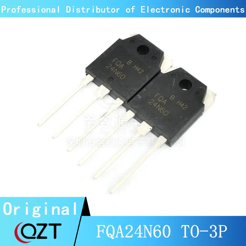 10pcs/lot FQA24N60 TO3P 24N60 600V 24A TO-3P chip New spot 100% new gt50jr22 50jr22 to3p igbt 50a 600v