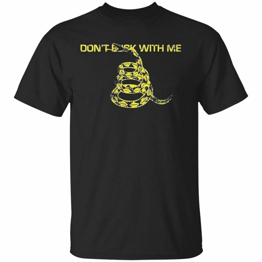 Gadsden Футболка-Grunt стиль Мужская графическая Военная футболка с принтом | одежда