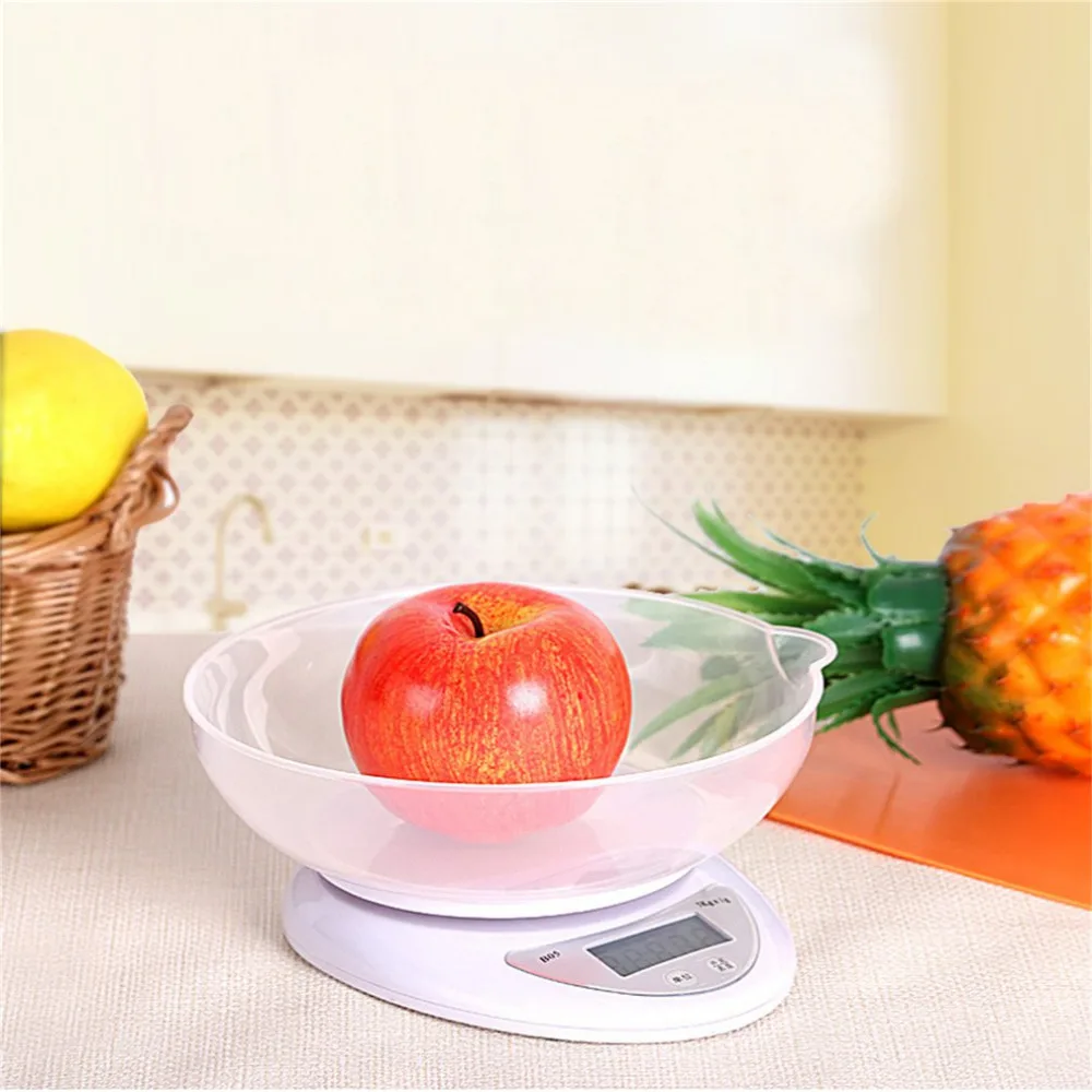 

2018 5000g/1g 5kg Digital Scale Food Diet Postal Kitchen Scales balance Measuring weighing scales LED electronic scales dropship