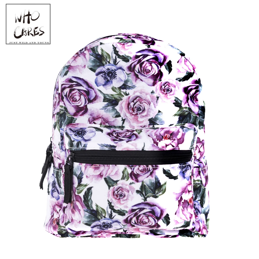 Женский рюкзак Mochila с розовыми розами, женская сумка на плечо для подростков, Многофункциональный маленький рюкзак школьный рюкзак