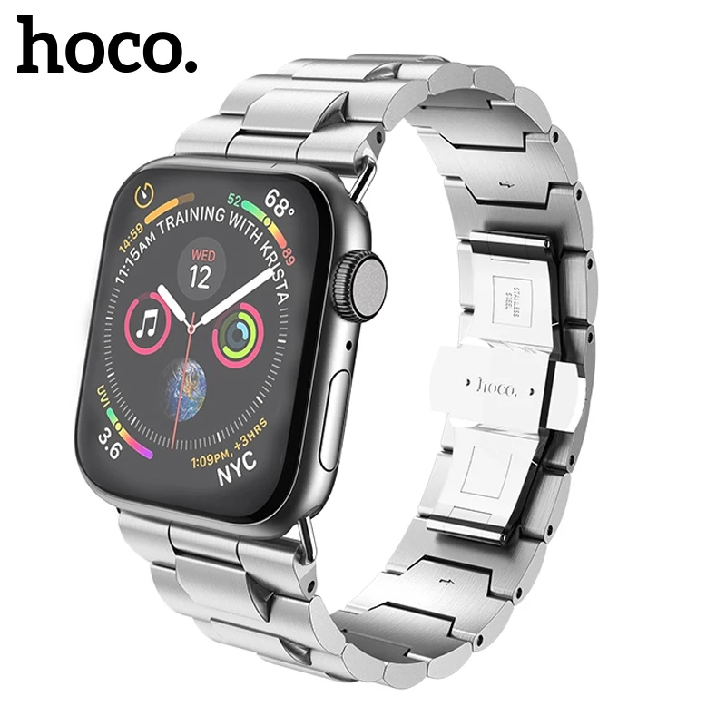 HOCO Stainless Steel Band for Apple Watch Series SE 1 2 3 4 5 6 Metal