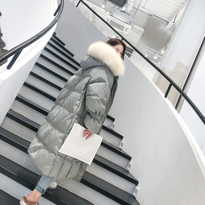 -30 Degree Loose Women Down Jackets Coat Duck Down