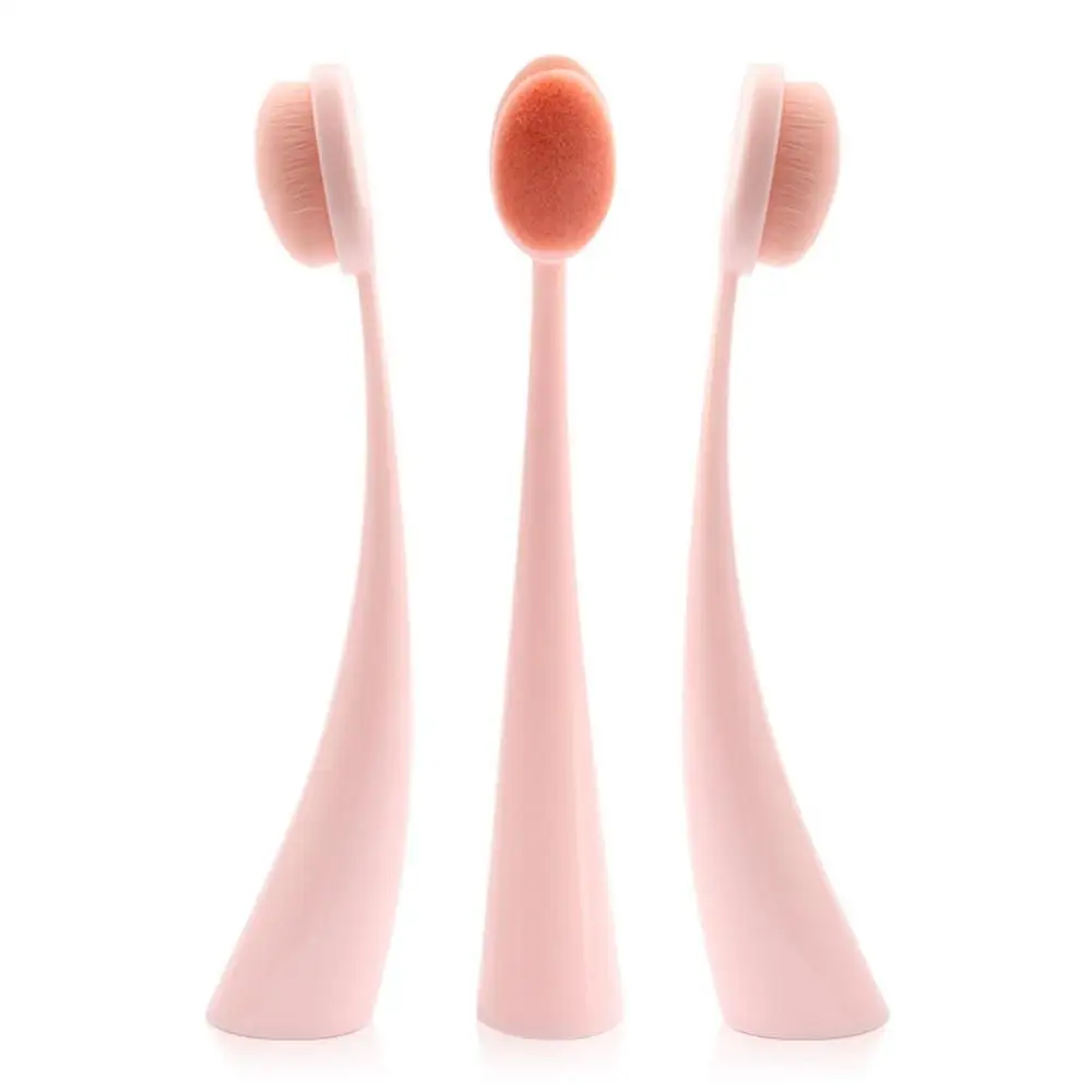 

Toothbrush Type Foundation Brush Nylon Bristles Plastic Handle Makeup Brush Blush Brush#