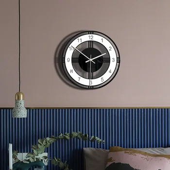 

New Hot Clock Watch Wall Clocks Horloge 3d Diy Acrylic Mirror wall stickers home decor living room