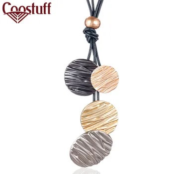 

2020 Vintage Simple Long Women's Jewelry On The Neck Necklaces&Pendants Long Chain Female Decoration Statement Gift For Birthday