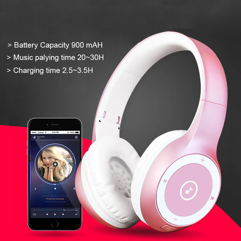 Новые Беспроводные спортивные наушники, Bluetooth гарнитура, стерео наушники, регулируемые наушники с микрофоном, поддержка TF карты для телефона