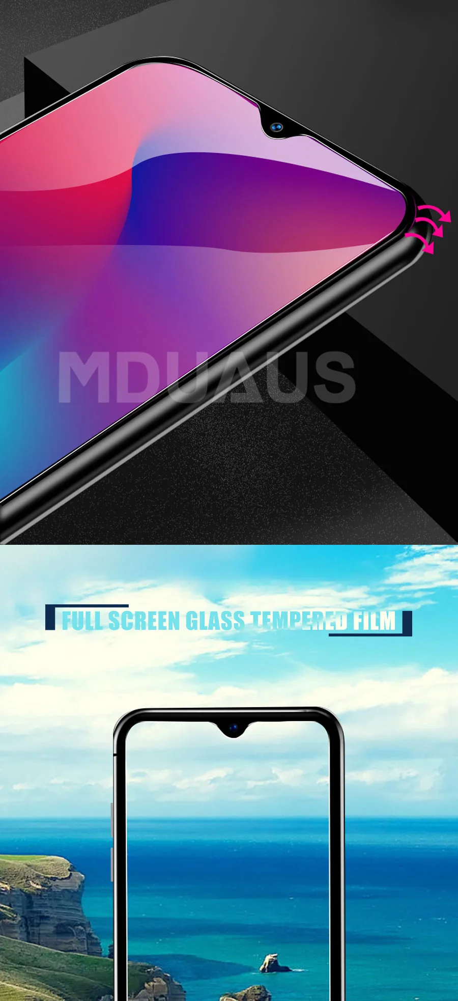 Закаленное Стекло для samsung Galaxy A20E A40S A30 A50 защитный Стекло samsung A10 A20 A40 A60 A70 A80 A90 M10 M20 M30 M40 пленка