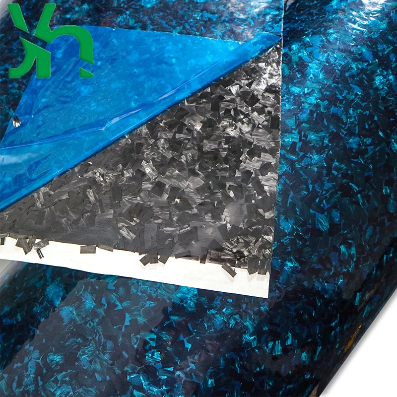 12K forged carbon fiber prepreg messy carbon fiber texture marble pattern mobile phone case auto parts surface decoration carbon fiber bundle