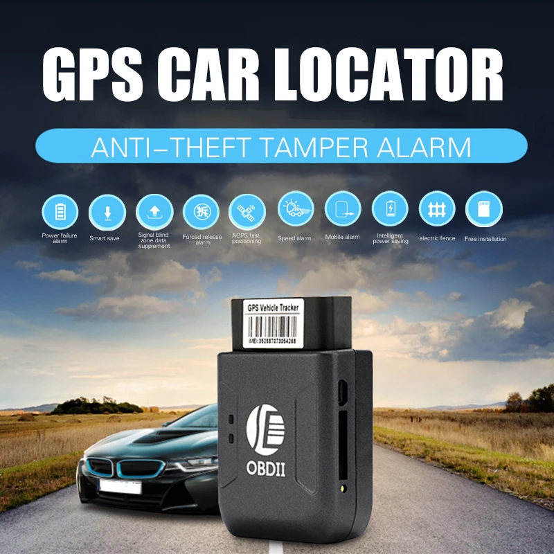 Vehemo TK206 OBDII батарея gps-локатор устройство слежения локатор поддерживает 16 Lanuage удаленное отключение масла для ударной сигнализации