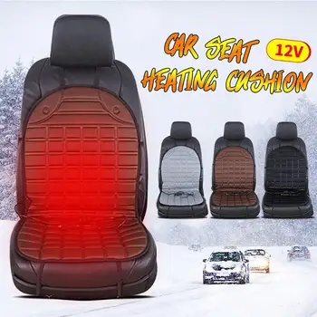 

12V Heated Car Seat Cover Fiber Composite Non-slip Car Seat Seat Heating Universal Automobile Cover Car Seat Protector