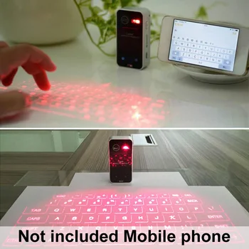 

Keyboard Virtual Easy Operate Mouse Function Tablet PC Projection Wireless USB Charging Bluetooth Portable