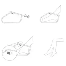 Отшелушивающие мембраны для ног 10 шт 15