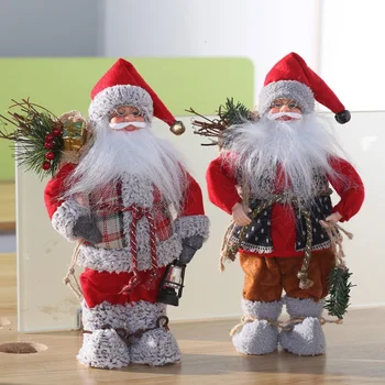 

New Santa Claus Doll Funny Cute Tree Hanging Ornament Home Party Decor Toy Christmas Christmas tree decorations, H06 H06NEW