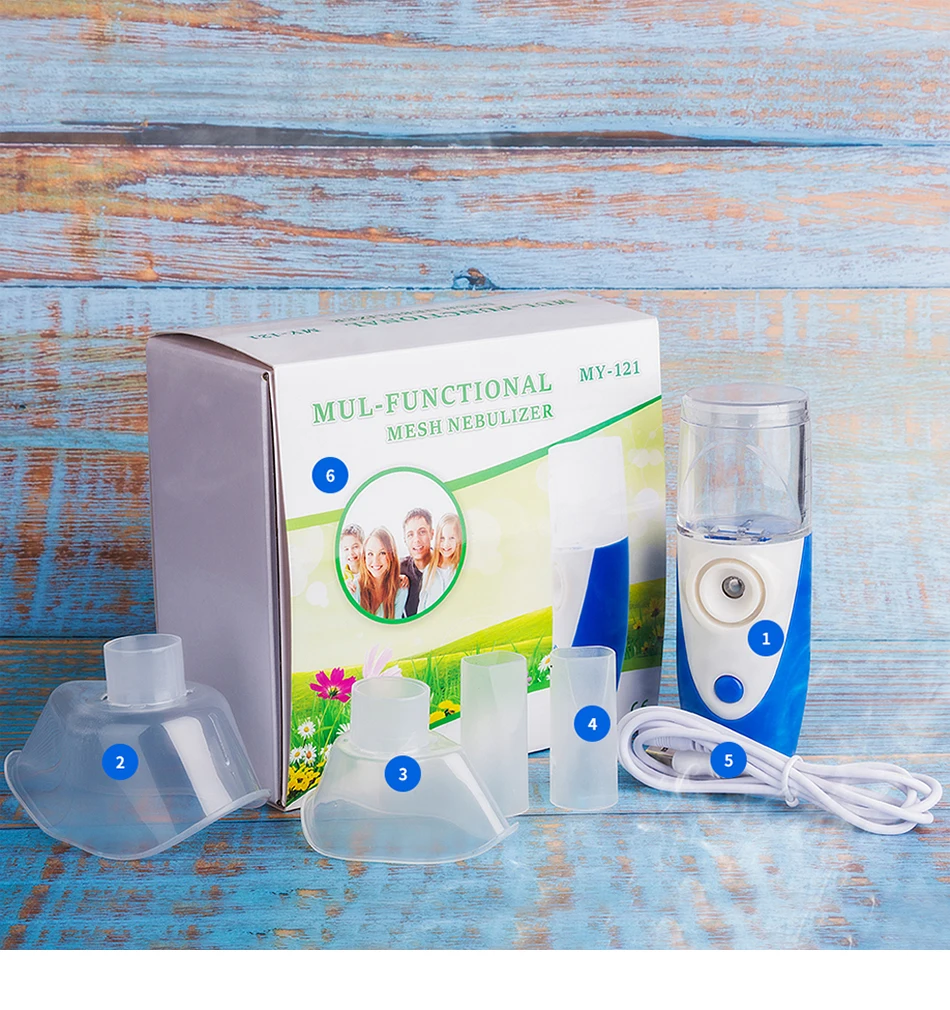 Medical Equipment Portable Ultrasonic Nebulizer Inhalator Medical Respirator Home Atomizer Humidifier Adult Children Health Care